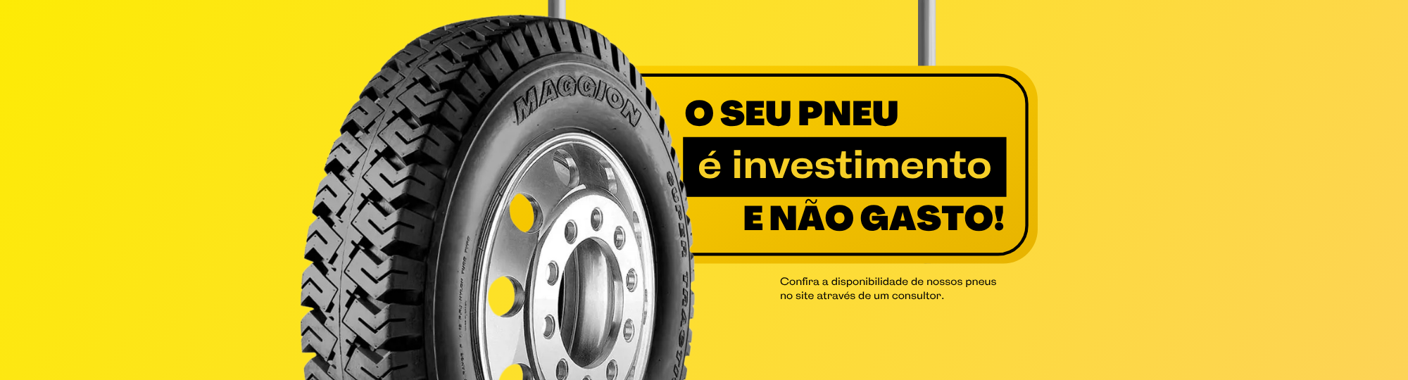 O seu pneu é investimento e não gasto