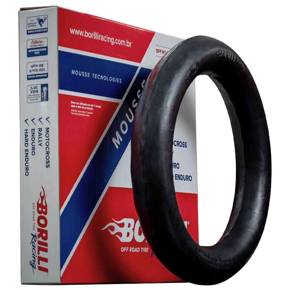 Bib Mousse Borilli Aro 18 Para Pneu 140/80-18 Traseiro Moto Motocross Rally Enduro Hard