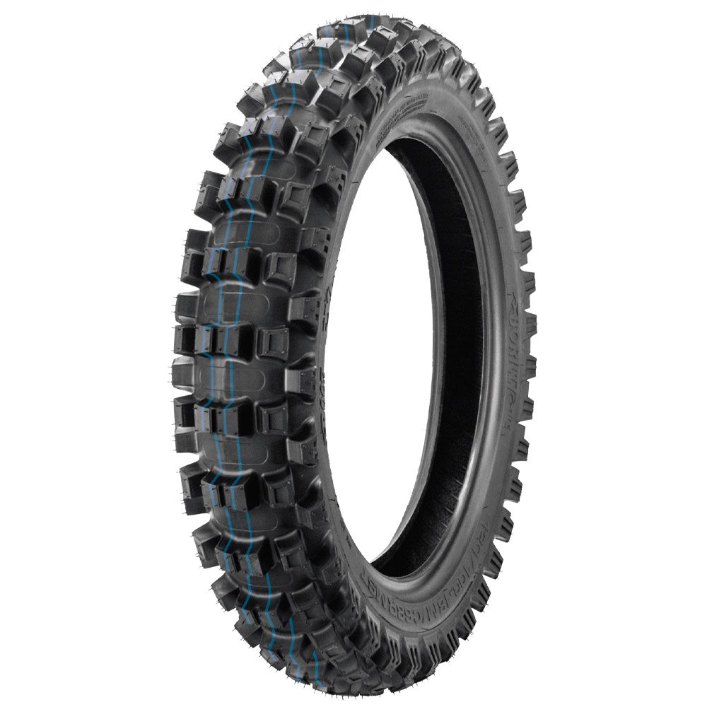 Pneu Borilli Aro 18 B007 Infinity EXC SOFT 110/100-18 64M TT Moto Traseiro Faixa Azul