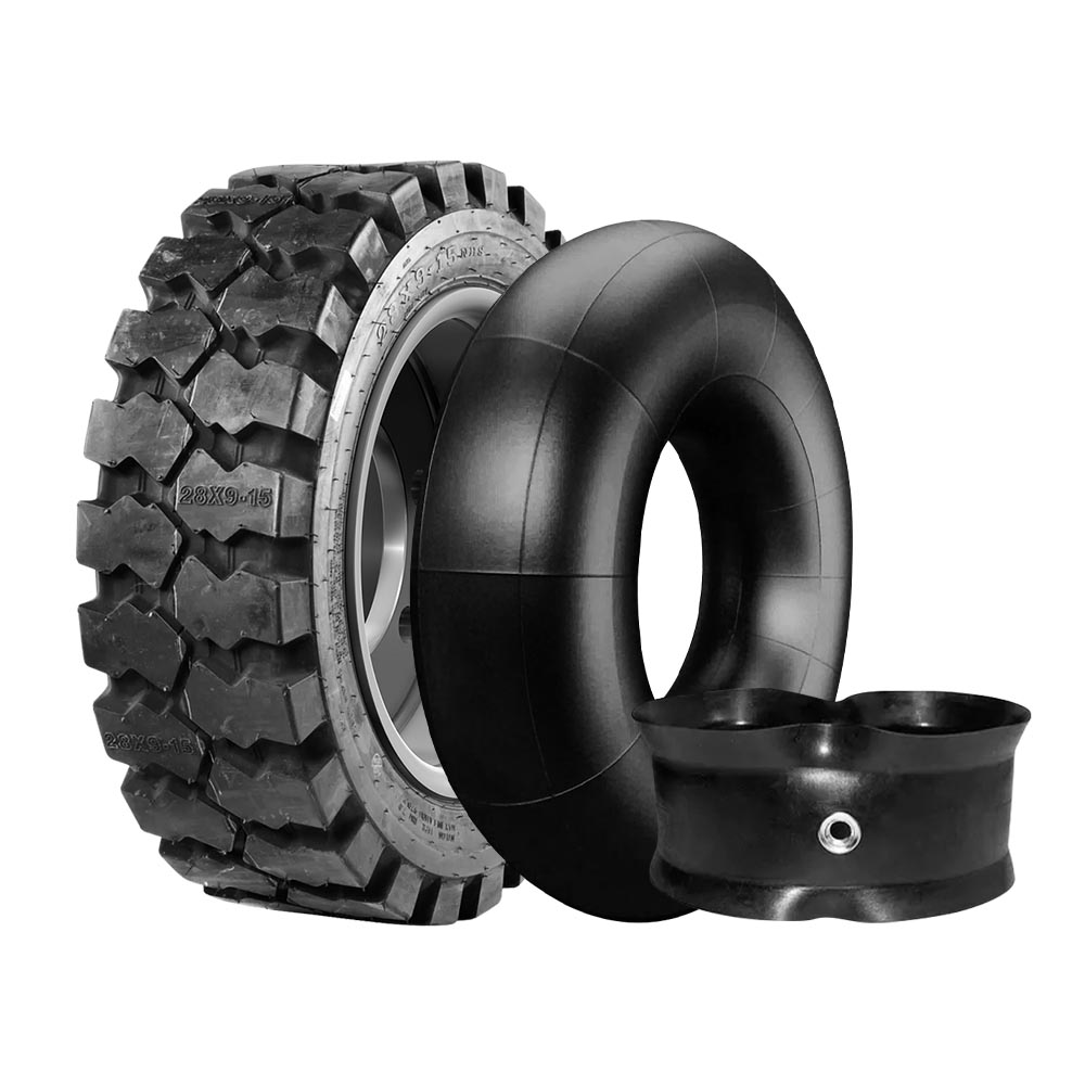 Kit de Pneu Forerunner Aro 9 QH207 TT 600-9 10 Lonas + Câmara de Ar + Protetor Empilhadeira