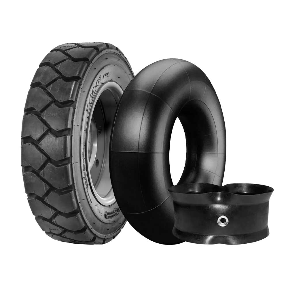 Kit de Pneu Forerunner Aro 15 QH201 TT 825-15 14 Lonas + Câmara de Ar + Protetor Empilhadeira