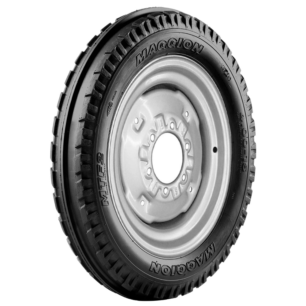 Pneu Maggion Aro 15 MTF2 Direcional 400-15 4 Lonas Agrícola Trator Agrale Gaiola Dianteiro
